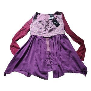 Disney Hocus Pocus Sarah Peplum Girls Long Sleeve Top Her Universe SZ S